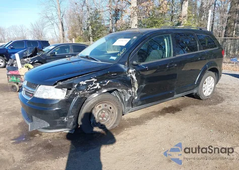 2017 Dodge Journey Se z USA, uszkodzony, nr VIN 3C4PDCAB1HT529752